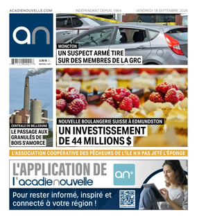 Cover of Acadie Nouvelle