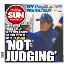 Cover of Edmonton Sun