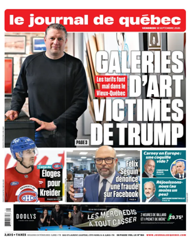 Cover of Le Journal de Quebec