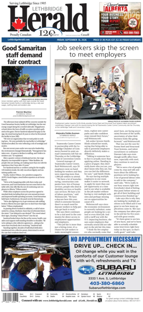 Cover of Lethbridge Herald