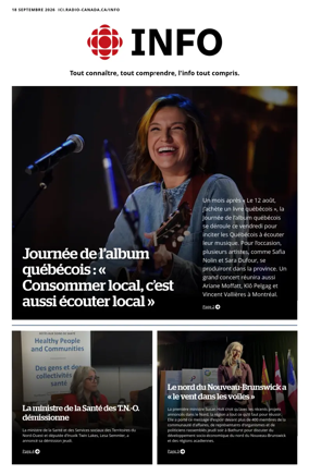 Cover of Radio-Canada Info