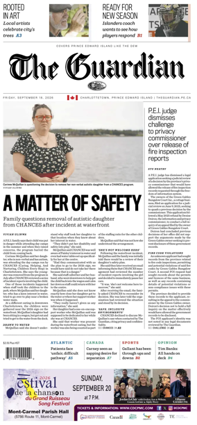 Cover of The Guardian (Charlottetown)