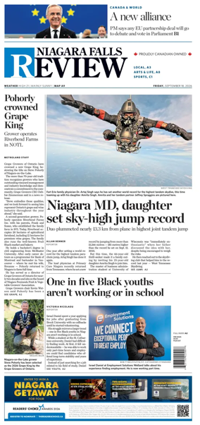 Cover of The Niagara Falls Review