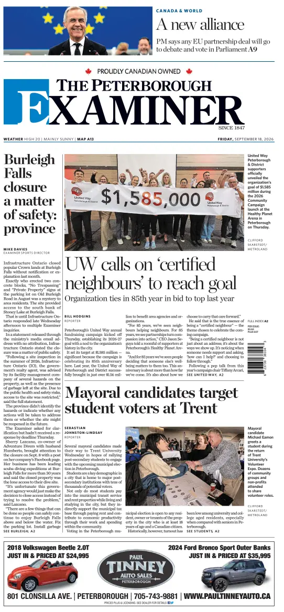 Cover of The Peterborough Examiner