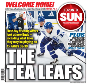 Cover of Toronto Sun