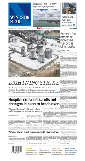 Cover of Windsor Star
