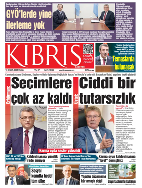 Cover of Kibris Gazetesi