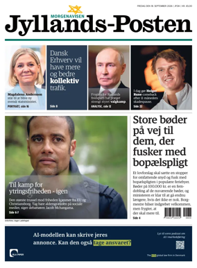 Cover of Jyllands-Posten