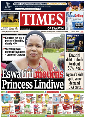 Cover of Times of Eswatini