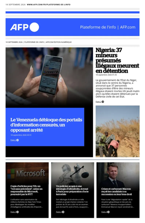 Cover of AFP