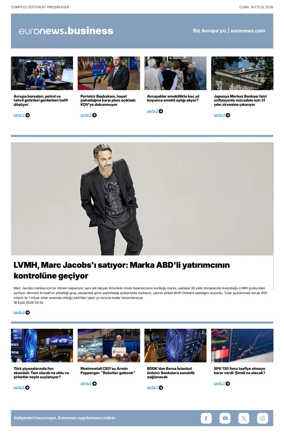 Cover of Euronews Business (Turkish) Compiled Editions