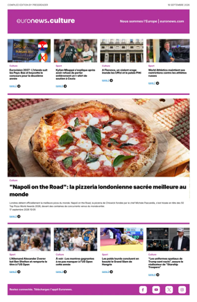 Cover of Euronews Culture (French)