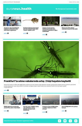 Cover of Euronews Health (Turkish) Compiled Edition
