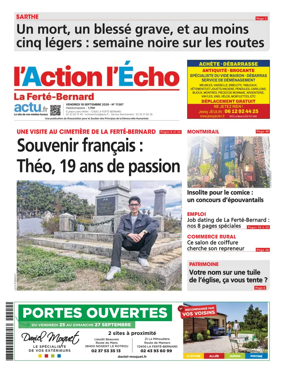 Cover of l'Action l'Echo (La Ferte-Bernard)