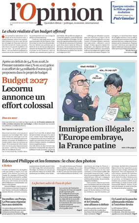Cover of L'Opinion