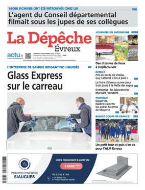 Cover of La Depeche Evreux