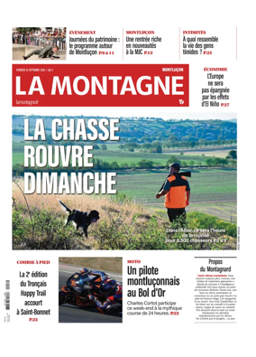 Cover of La Montagne (Montlucon)