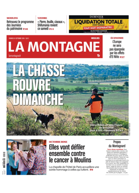 Cover of La Montagne (Moulins)