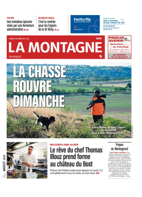 Cover of La Montagne (Vichy)