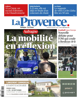 Cover of La Provence Aubagne-La Ciotat