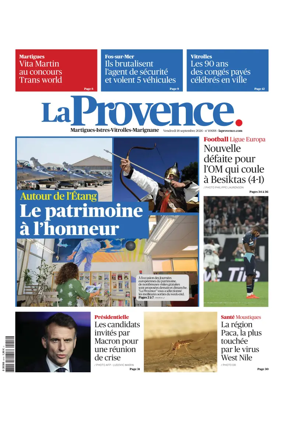 Cover of La Provence Martigues-Istres-Vitrolles-Marignane