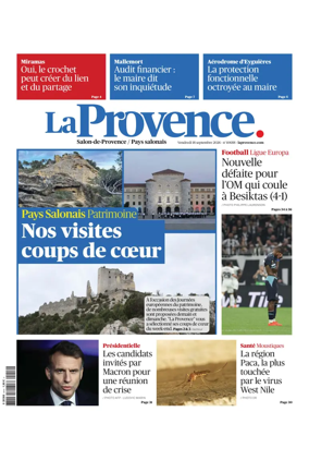 Cover of La Provence Salon-de-Provence / Pays salonais