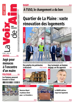 Cover of La Voix de l’Ain Oyonnax