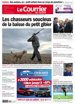 Cover of Le Courrier de l’Ouest (Angers)