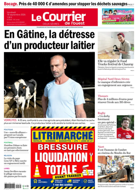 Cover of Le Courrier de l’Ouest (Deux-Sevres)