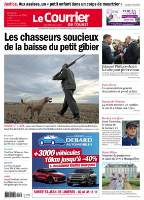 Cover of Le Courrier de l’Ouest (Nord Anjou)