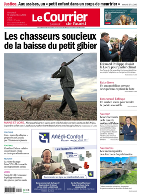 Cover of Le Courrier de l’Ouest (Saumur)