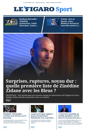 Cover of Le Figaro Sport