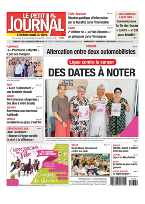 Cover of Le Petit Journal - L'hebdo local du Gers