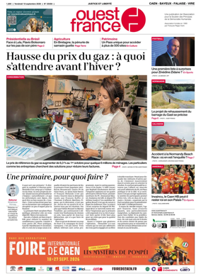 Cover of Ouest France (Caen - Bayeux - Falaise - Vire)