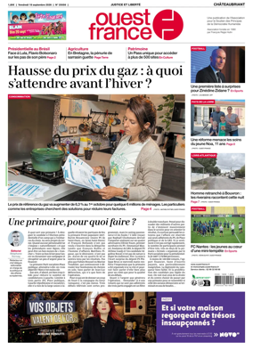Cover of Ouest France (Chateaubriant)