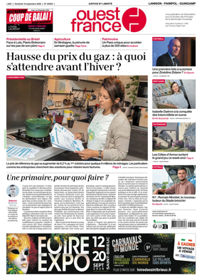 Cover of Ouest-France (Lannion / Paimpol / Guingamp)