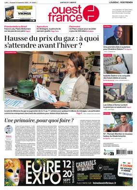 Cover of Ouest France (Loudeac / Rostrenen)