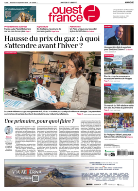 Cover of Ouest France (Manche)