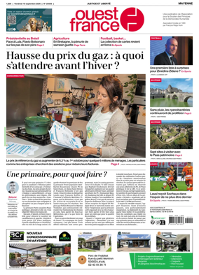Cover of Ouest France (Mayenne)