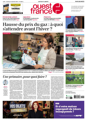 Cover of Ouest France (Pornic / Pays de Retz)