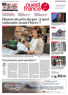Cover of Ouest-France (Rennes Nord-Ouest)