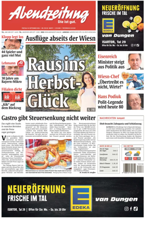 Cover of Abendzeitung Munchen
