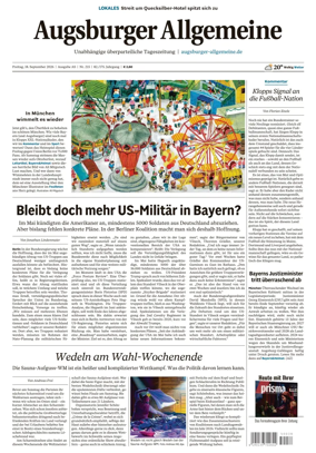 Cover of Augsburger Allgemeine (Ausgabe Stadt)
