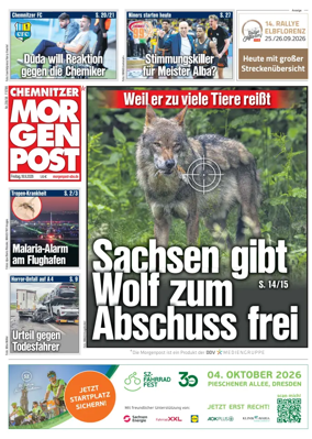 Cover of Chemnitzer Morgenpost
