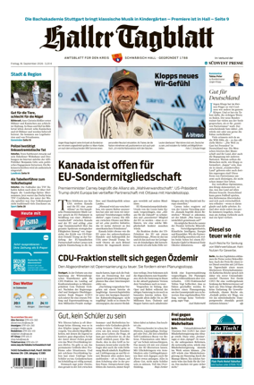 Cover of Haller Tagblatt