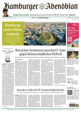 Cover of Hamburger Abendblatt (Harburg)