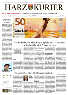 Cover of Harz Kurier