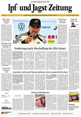Cover of Ipf- und Jagst-Zeitung