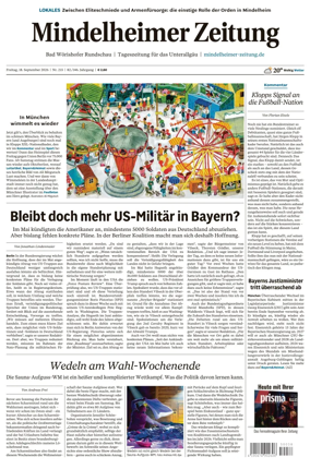 Cover of Mindelheimer Zeitung