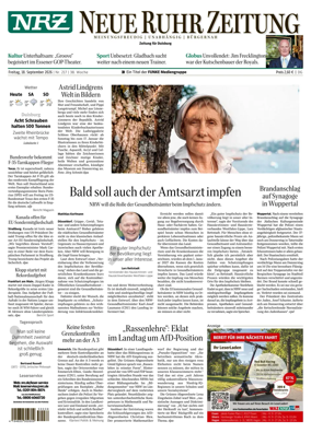 Cover of Neue Rhein Zeitung (Duisburg)